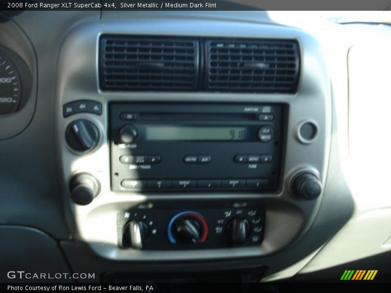 Silver Metallic / Medium Dark Flint 2008 Ford Ranger XLT SuperCab 4x4