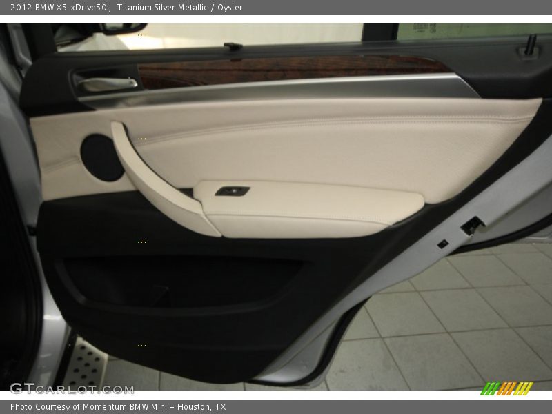 Titanium Silver Metallic / Oyster 2012 BMW X5 xDrive50i