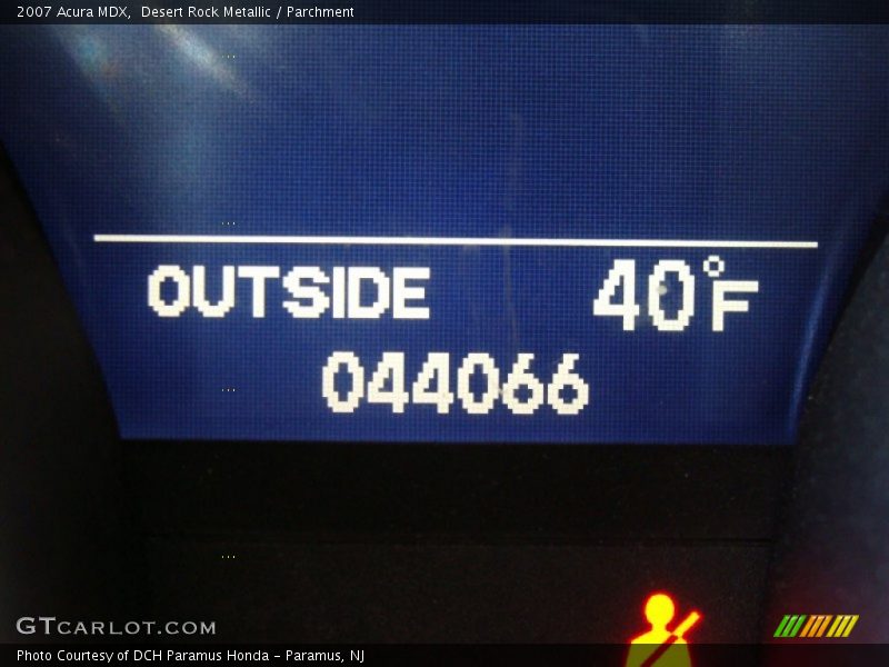 Desert Rock Metallic / Parchment 2007 Acura MDX