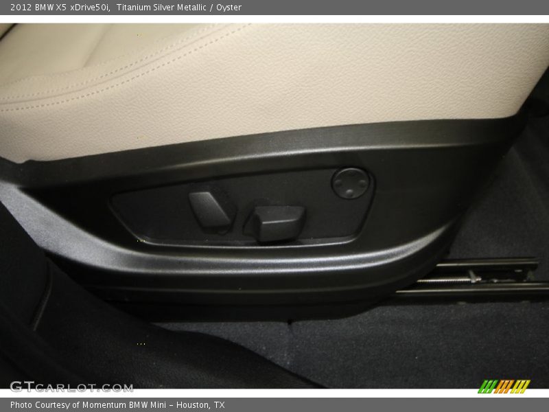 Titanium Silver Metallic / Oyster 2012 BMW X5 xDrive50i