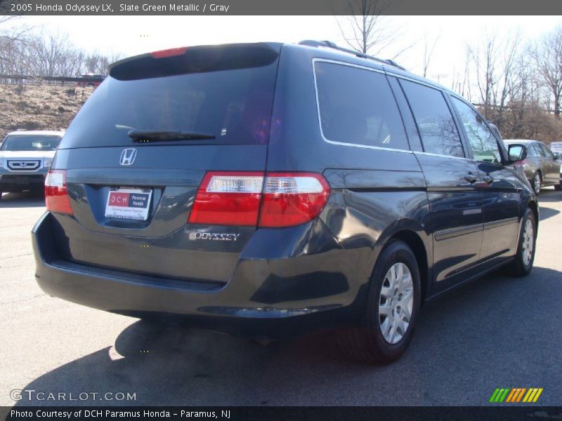 Slate Green Metallic / Gray 2005 Honda Odyssey LX