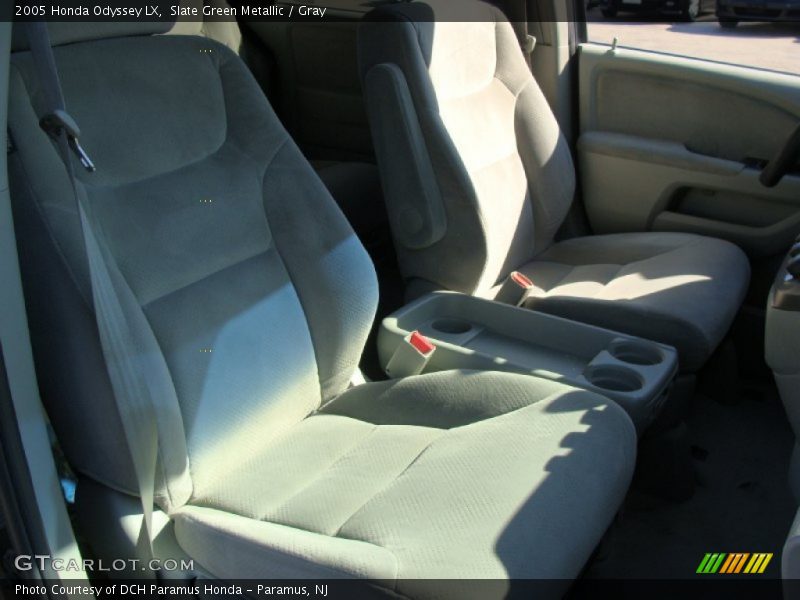 Slate Green Metallic / Gray 2005 Honda Odyssey LX