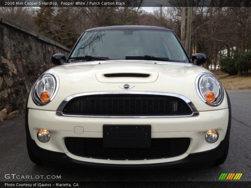 Pepper White / Punch Carbon Black 2008 Mini Cooper S Hardtop