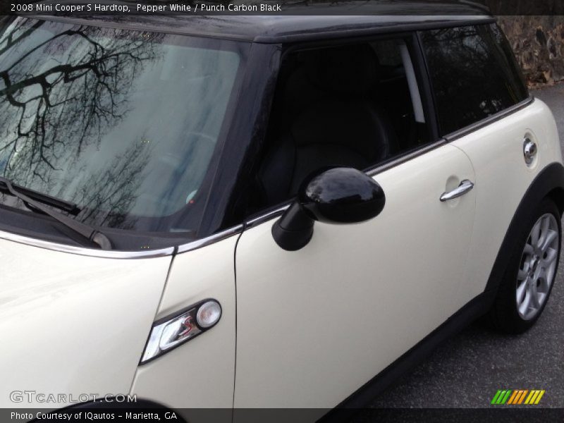 Pepper White / Punch Carbon Black 2008 Mini Cooper S Hardtop
