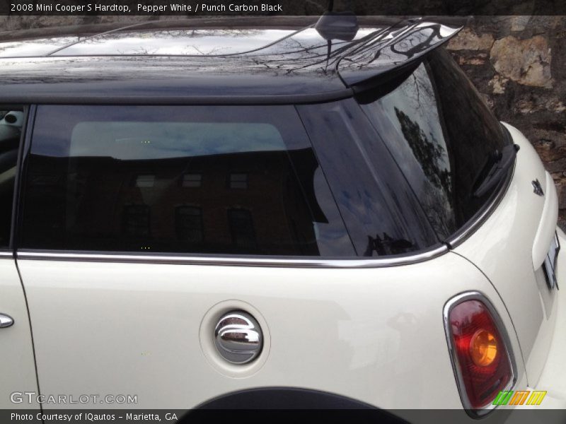 Pepper White / Punch Carbon Black 2008 Mini Cooper S Hardtop