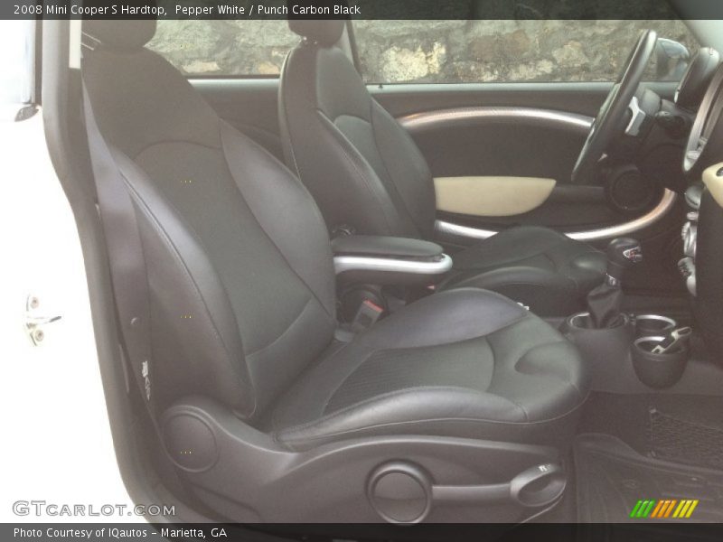 Pepper White / Punch Carbon Black 2008 Mini Cooper S Hardtop