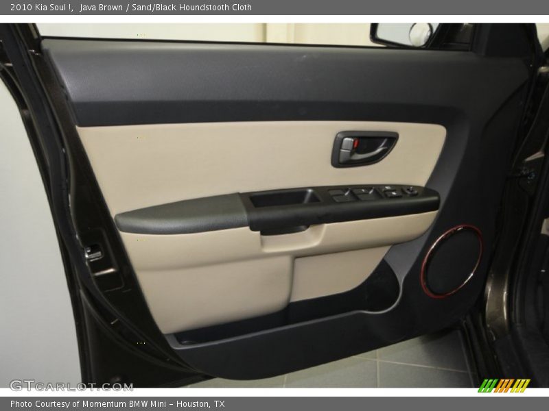 Java Brown / Sand/Black Houndstooth Cloth 2010 Kia Soul !