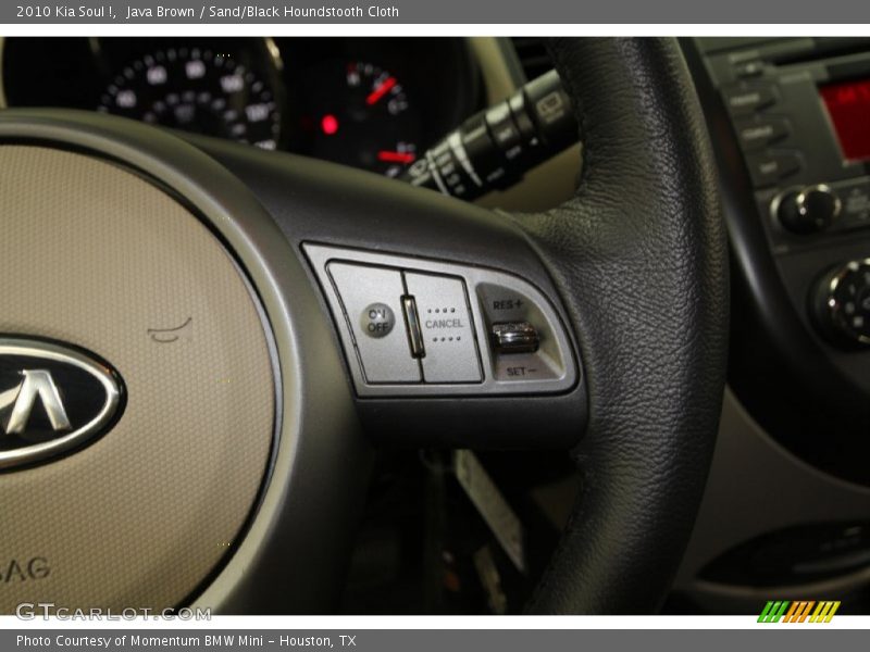 Java Brown / Sand/Black Houndstooth Cloth 2010 Kia Soul !