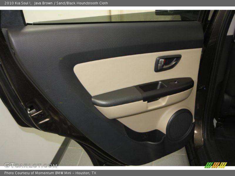 Java Brown / Sand/Black Houndstooth Cloth 2010 Kia Soul !