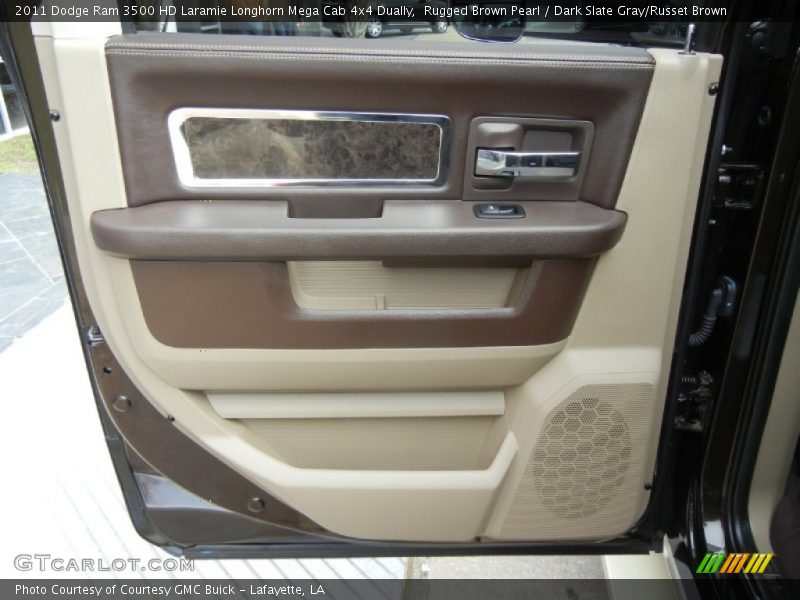 Rugged Brown Pearl / Dark Slate Gray/Russet Brown 2011 Dodge Ram 3500 HD Laramie Longhorn Mega Cab 4x4 Dually