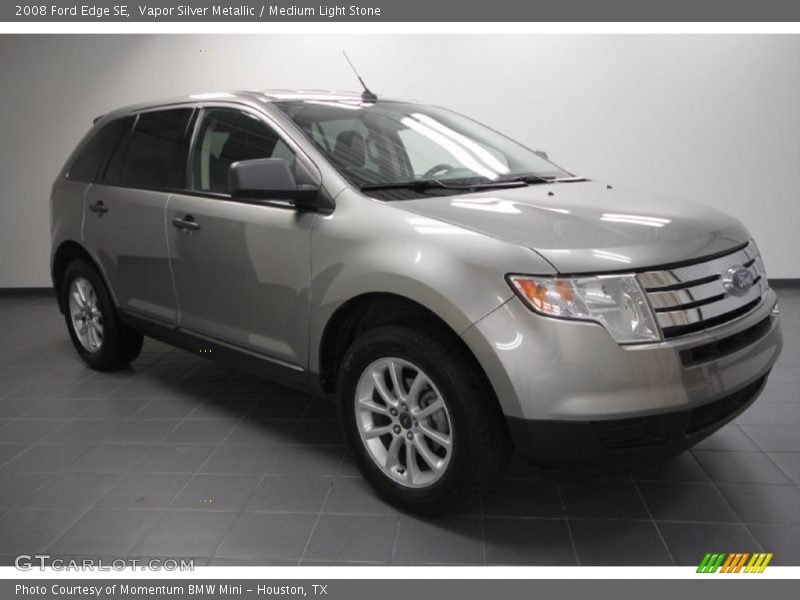 Vapor Silver Metallic / Medium Light Stone 2008 Ford Edge SE