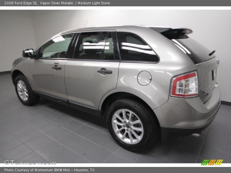 Vapor Silver Metallic / Medium Light Stone 2008 Ford Edge SE