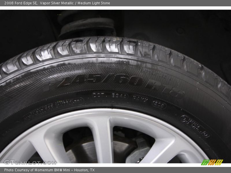 Vapor Silver Metallic / Medium Light Stone 2008 Ford Edge SE
