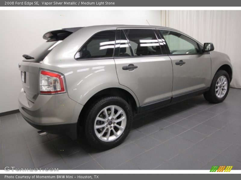 Vapor Silver Metallic / Medium Light Stone 2008 Ford Edge SE