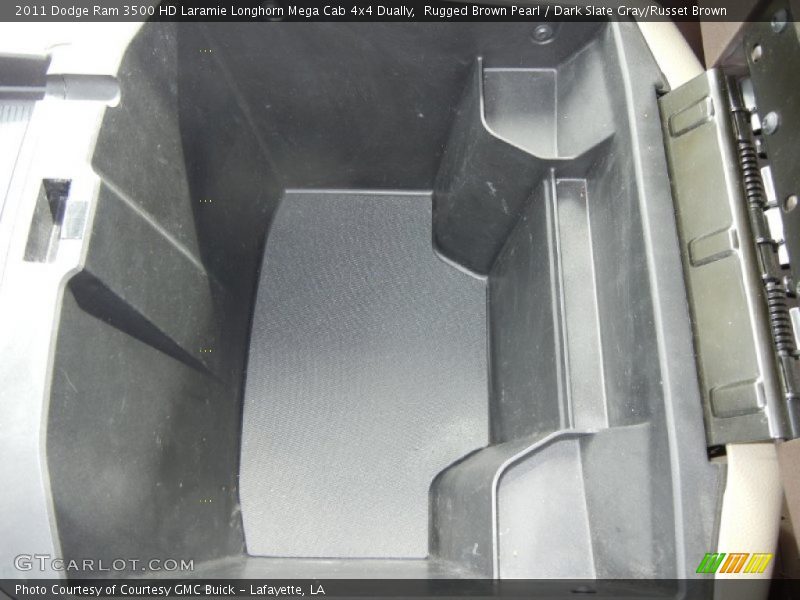Rugged Brown Pearl / Dark Slate Gray/Russet Brown 2011 Dodge Ram 3500 HD Laramie Longhorn Mega Cab 4x4 Dually