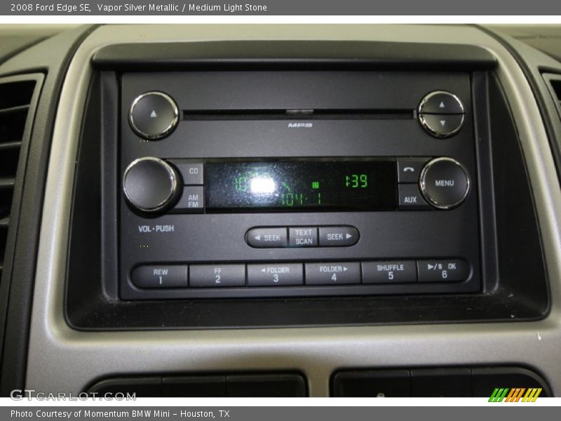 Vapor Silver Metallic / Medium Light Stone 2008 Ford Edge SE