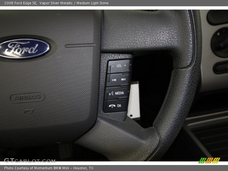 Vapor Silver Metallic / Medium Light Stone 2008 Ford Edge SE