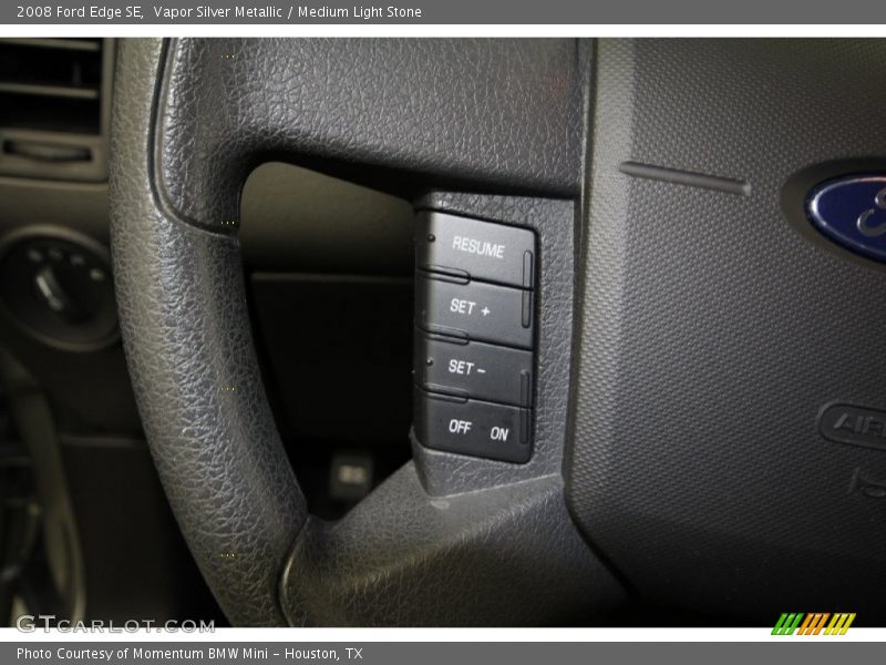 Vapor Silver Metallic / Medium Light Stone 2008 Ford Edge SE
