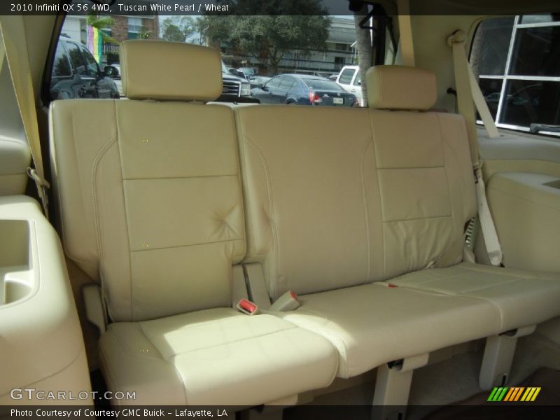 Tuscan White Pearl / Wheat 2010 Infiniti QX 56 4WD