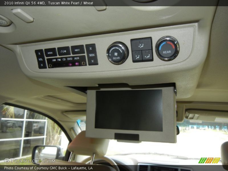 Tuscan White Pearl / Wheat 2010 Infiniti QX 56 4WD