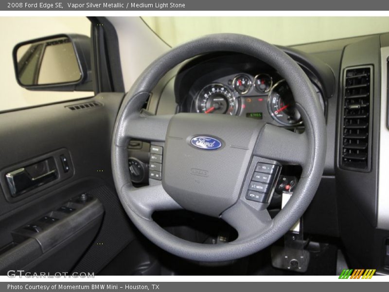 Vapor Silver Metallic / Medium Light Stone 2008 Ford Edge SE