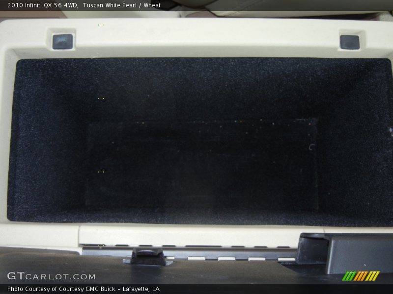 Tuscan White Pearl / Wheat 2010 Infiniti QX 56 4WD