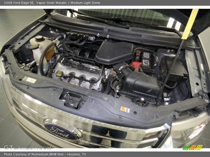 Vapor Silver Metallic / Medium Light Stone 2008 Ford Edge SE