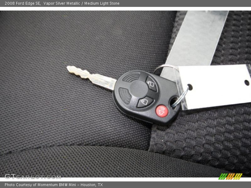 Vapor Silver Metallic / Medium Light Stone 2008 Ford Edge SE
