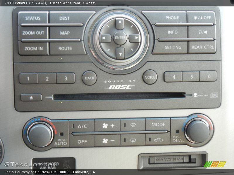 Tuscan White Pearl / Wheat 2010 Infiniti QX 56 4WD