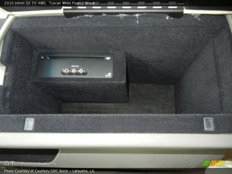 Tuscan White Pearl / Wheat 2010 Infiniti QX 56 4WD