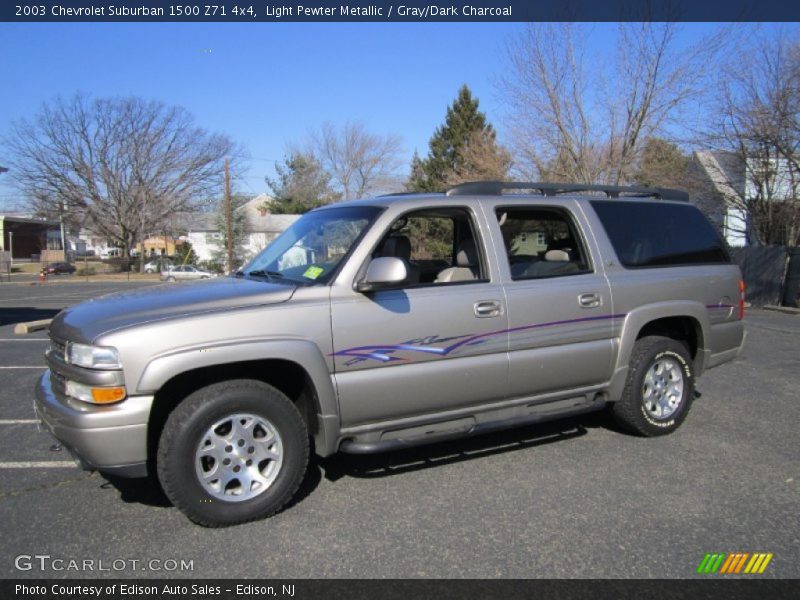 Light Pewter Metallic / Gray/Dark Charcoal 2003 Chevrolet Suburban 1500 Z71 4x4