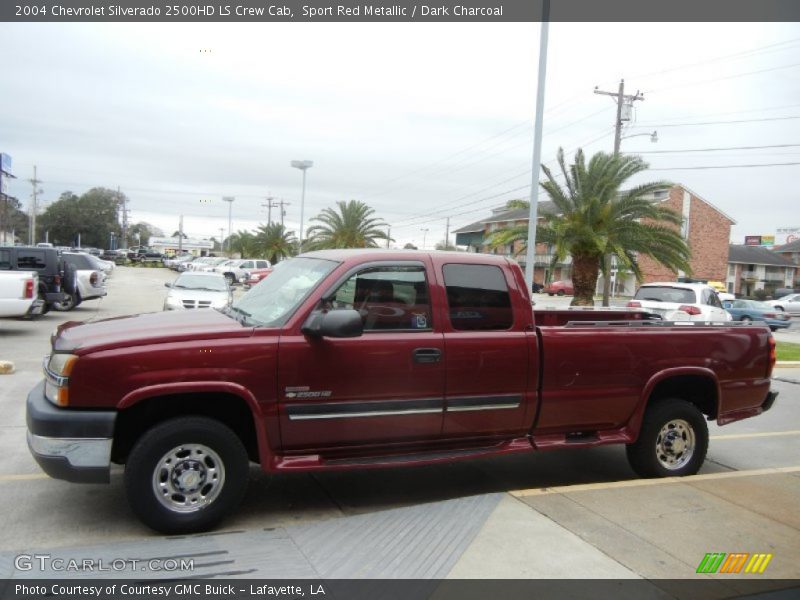 Sport Red Metallic / Dark Charcoal 2004 Chevrolet Silverado 2500HD LS Crew Cab