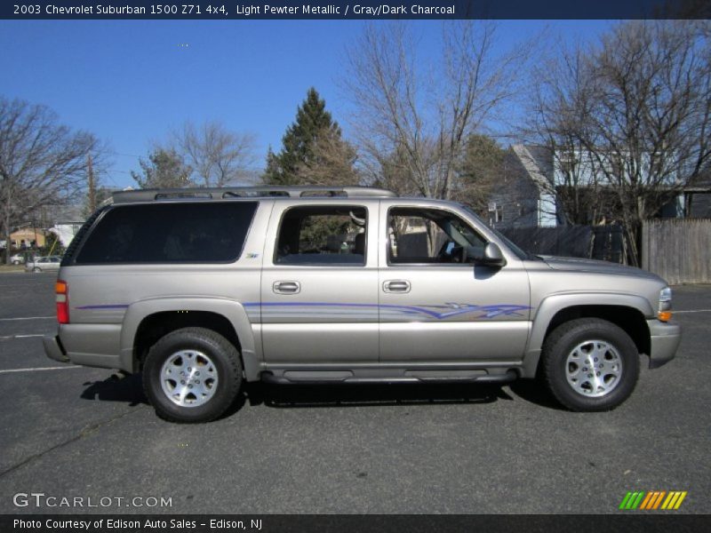 Light Pewter Metallic / Gray/Dark Charcoal 2003 Chevrolet Suburban 1500 Z71 4x4