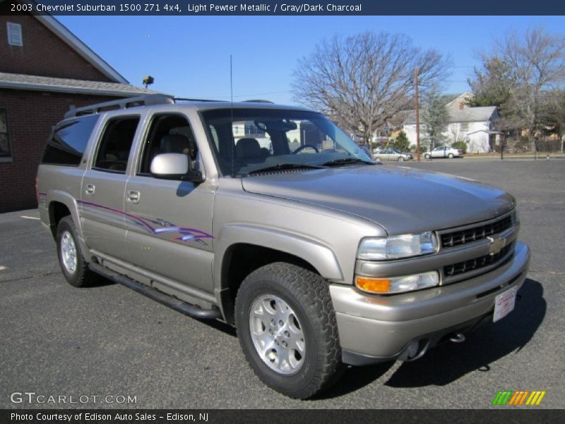 Light Pewter Metallic / Gray/Dark Charcoal 2003 Chevrolet Suburban 1500 Z71 4x4