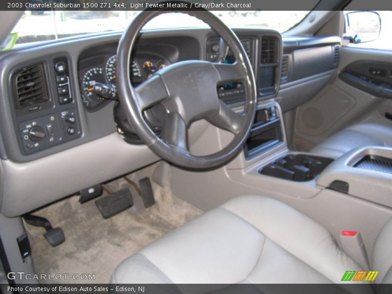 Light Pewter Metallic / Gray/Dark Charcoal 2003 Chevrolet Suburban 1500 Z71 4x4