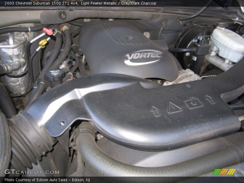 Light Pewter Metallic / Gray/Dark Charcoal 2003 Chevrolet Suburban 1500 Z71 4x4