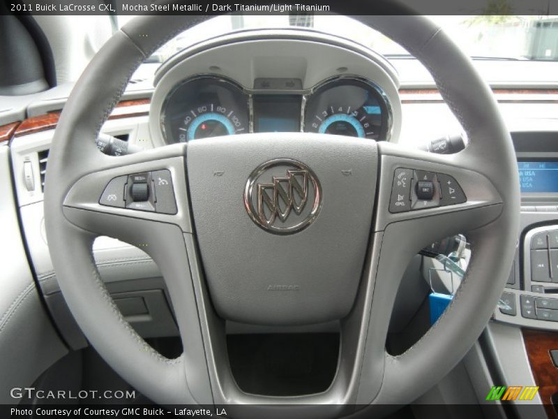 Mocha Steel Metallic / Dark Titanium/Light Titanium 2011 Buick LaCrosse CXL