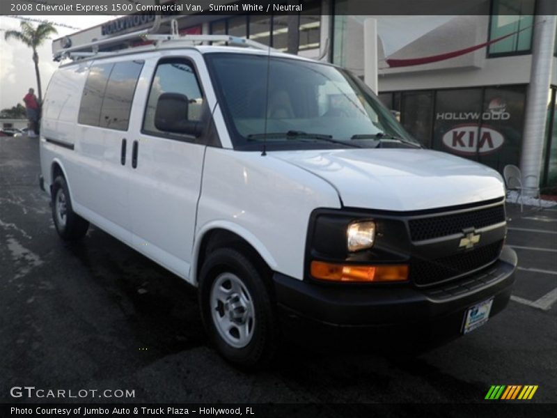 Summit White / Neutral 2008 Chevrolet Express 1500 Commercial Van