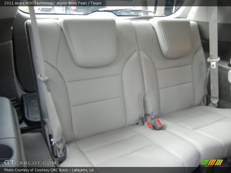 Aspen White Pearl / Taupe 2011 Acura MDX Technology