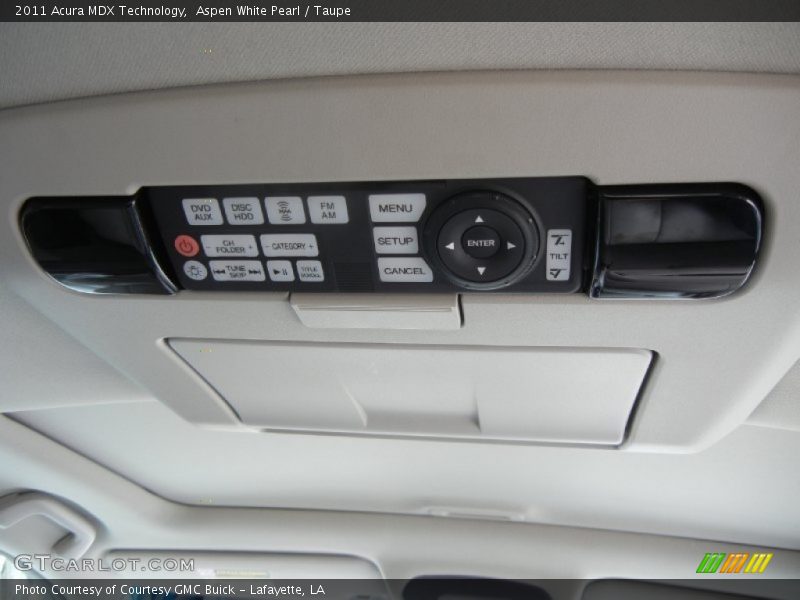 Aspen White Pearl / Taupe 2011 Acura MDX Technology