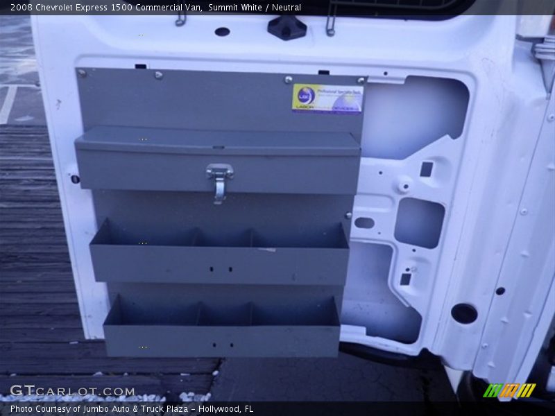 Summit White / Neutral 2008 Chevrolet Express 1500 Commercial Van