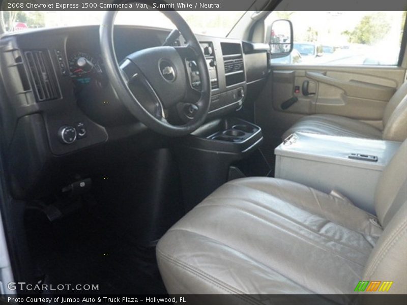Summit White / Neutral 2008 Chevrolet Express 1500 Commercial Van