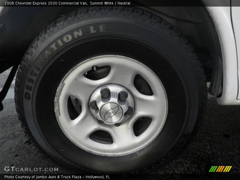Summit White / Neutral 2008 Chevrolet Express 1500 Commercial Van