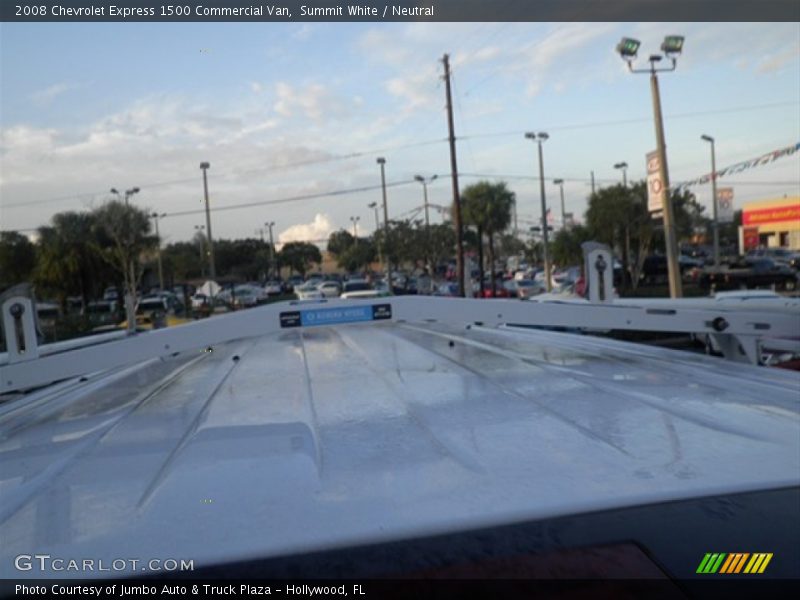 Summit White / Neutral 2008 Chevrolet Express 1500 Commercial Van