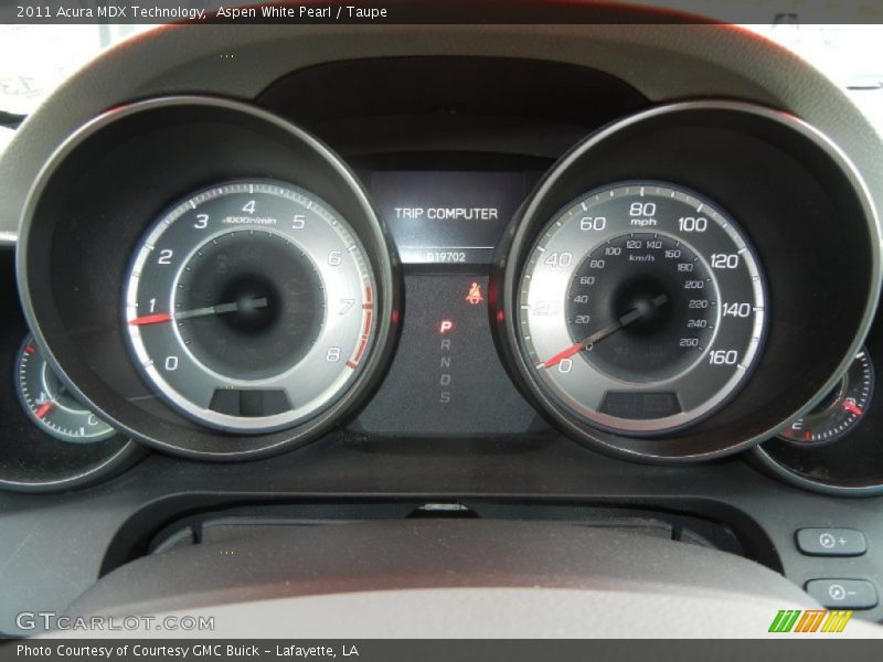  2011 MDX Technology Technology Gauges