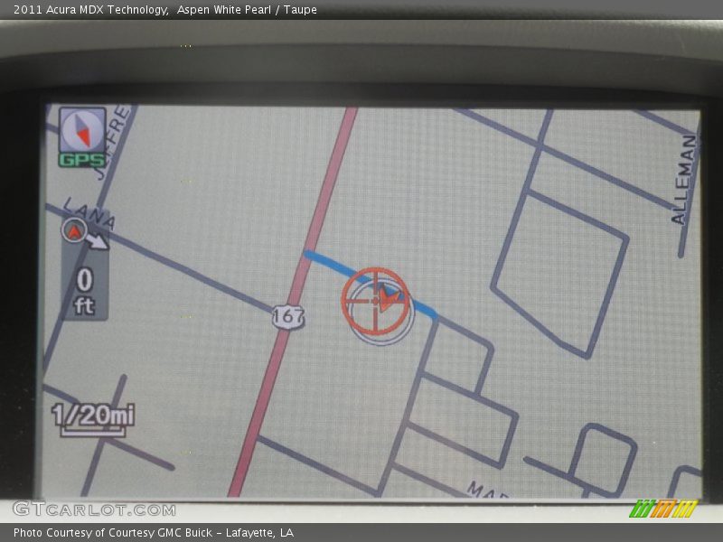 Navigation of 2011 MDX Technology