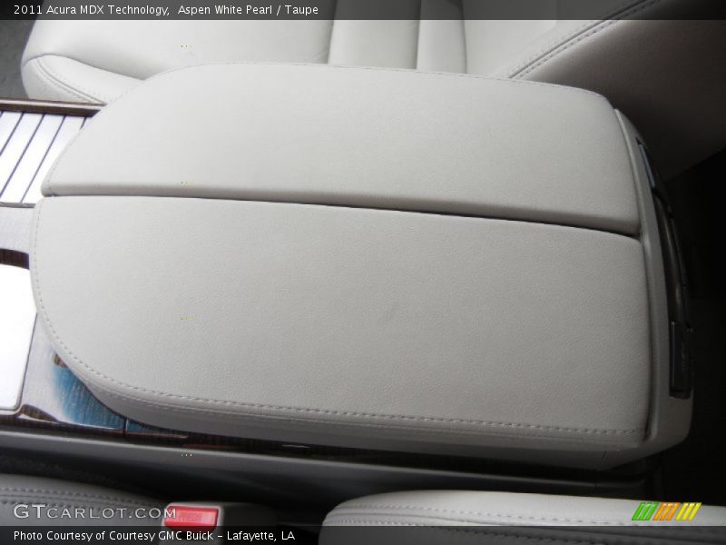 Aspen White Pearl / Taupe 2011 Acura MDX Technology