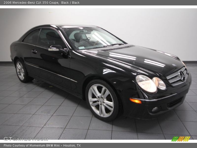 Black / Black 2006 Mercedes-Benz CLK 350 Coupe