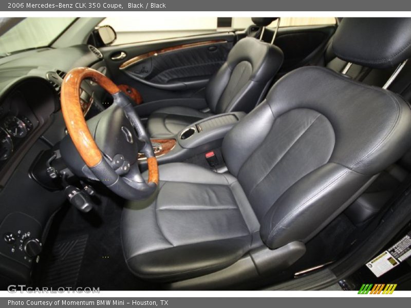 Black / Black 2006 Mercedes-Benz CLK 350 Coupe
