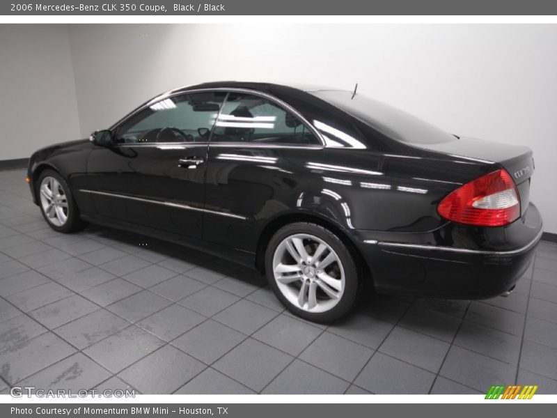 Black / Black 2006 Mercedes-Benz CLK 350 Coupe